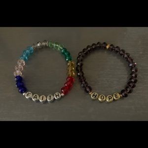 Handmade Crystal Bead Bracelet